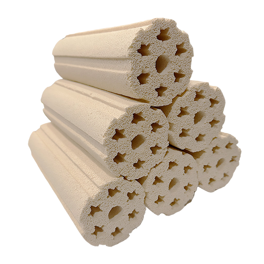 NEZO Aquarium Filter Media Ceramic, 10 inch, Extra Large and High Density, 12 Pieces, for Fish Tank, Freshwater, Saltwater, Koi Ponds