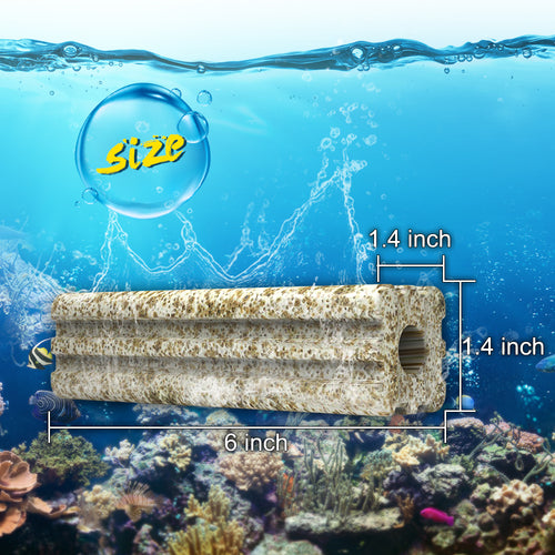 6-inch Long Large Aquarium Fish Tank Filter Media 100pcs gray nano bars