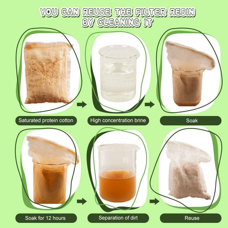 Aquarium filter resin 100ml (1 Bag), Total 5bags