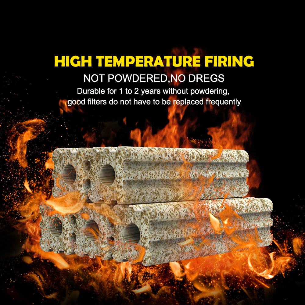 6-inch Long Large Aquarium Fish Tank Filter Media 100pcs gray nano bars