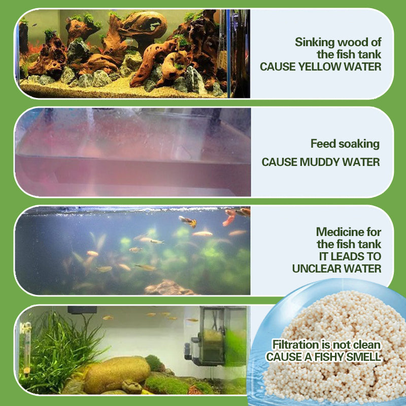 Aquarium filter resin 100ml (1 Bag), Total 5bags