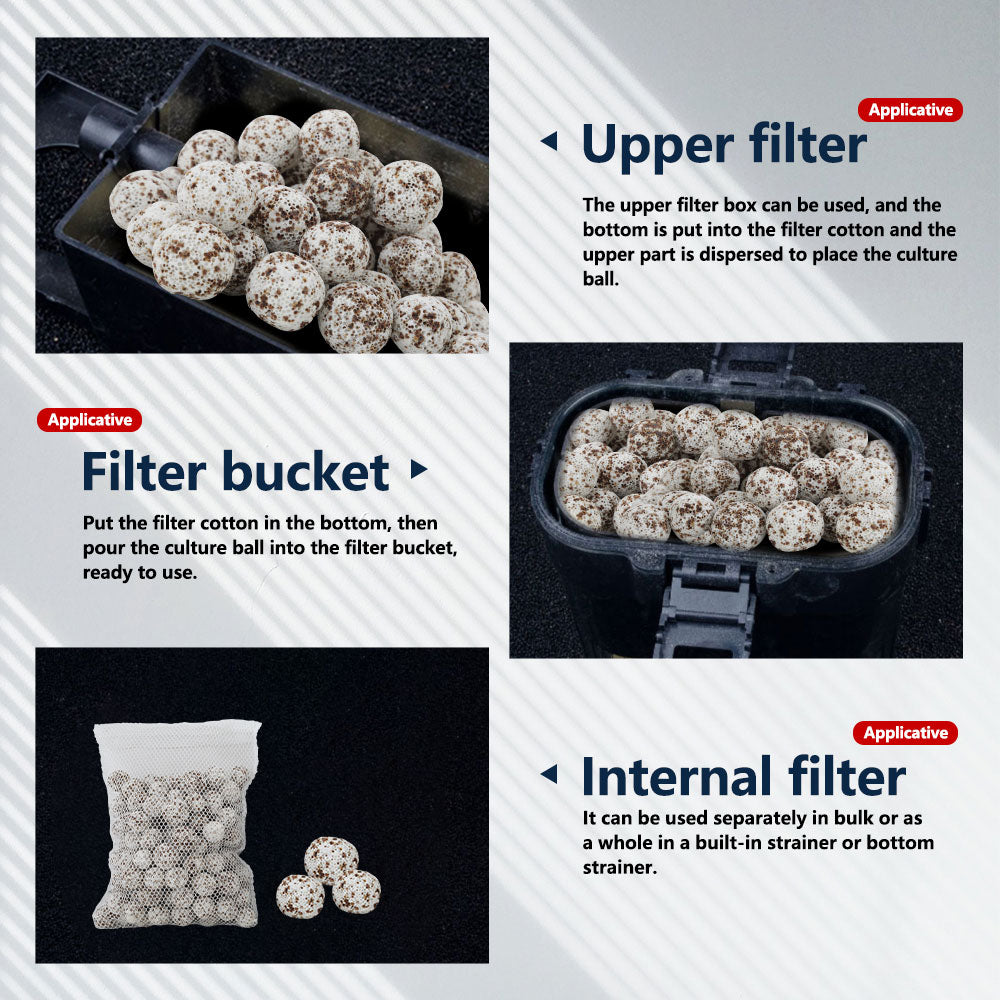 Aquarium Filter Media Nano High Density Bio Ceramic Ball