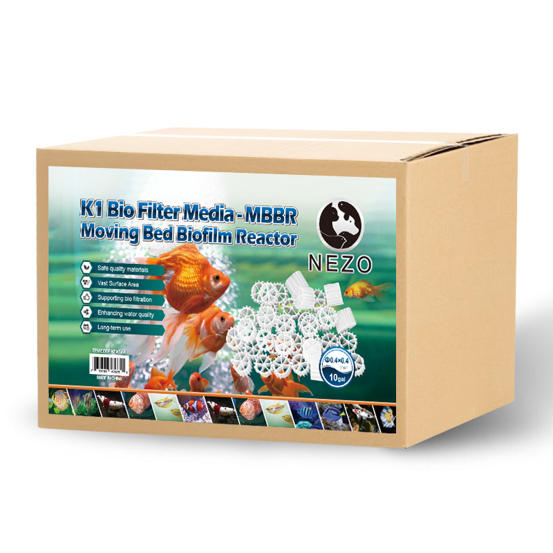 NEZO K1 Filter Media 10 Gallon - Premium MBBR Biofilm Reactor for Aquaponics, Aquaculture, Hydroponics, Ponds & Aquariums | Cz Garden Supply | Superior Ecosystem Support